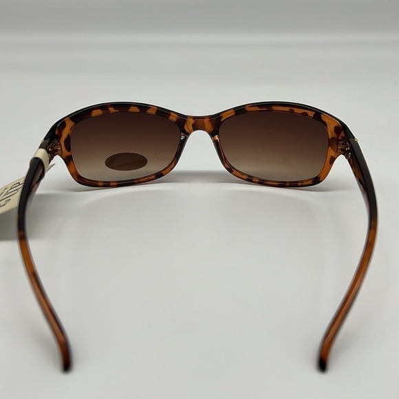 a.n.a Leopard Print Single Bridge‎ Rectangle Sunglasses - Picture 2 of 4